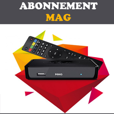 ABONNEMENT 12 MOIS MAG iPTV 250/254/255/256/257